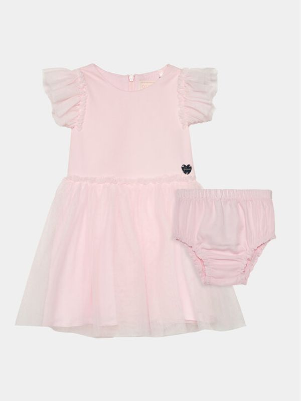 Guess Guess Elegantna haljina A4RK02 KC4T0 Ružičasta Regular Fit