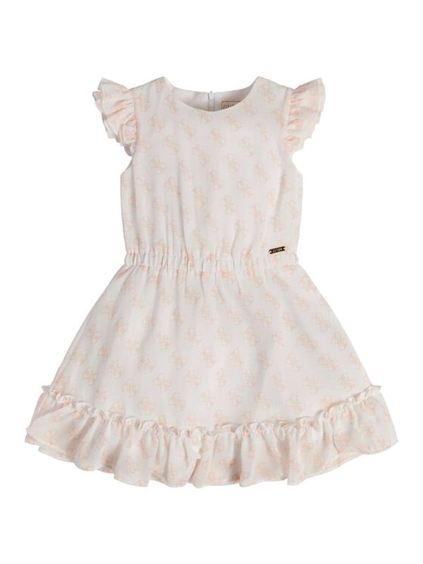 Guess Guess Elegantna haljina K3GK02 WB450 Bež Regular Fit