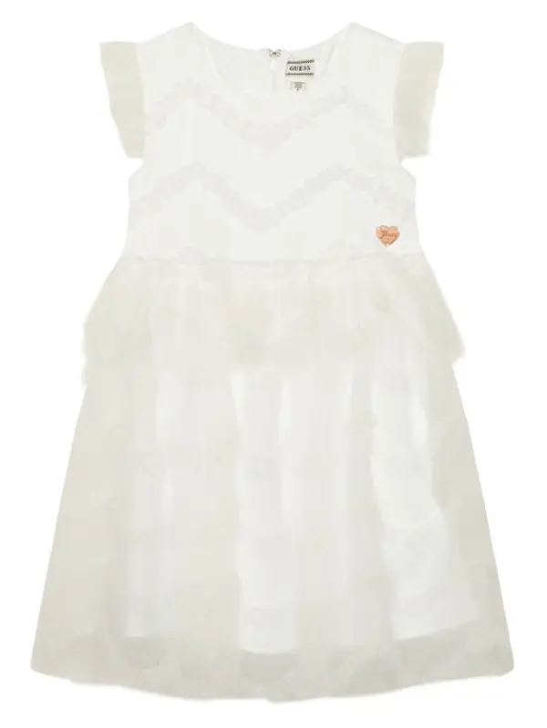 Guess Guess Elegantna haljina K6RK22 WK040 Bijela Regular Fit