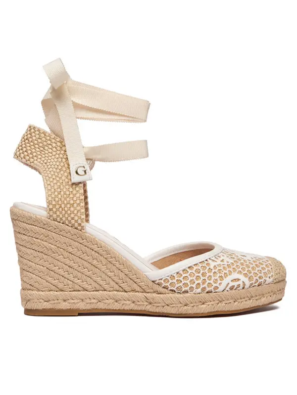 Guess Guess Espadrile FLJCHY FAL04 Bijela