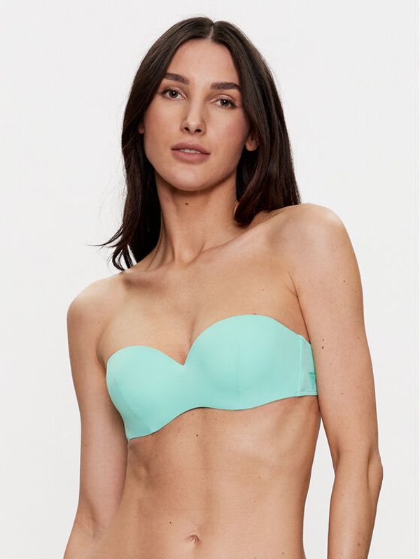 Guess Guess Gornji dio kupaćeg kostima E2GJ52 LY00K Tirkizna