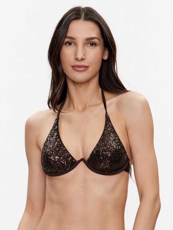 Guess Guess Gornji dio kupaćeg kostima E3GJ01 KBMV0 Smeđa