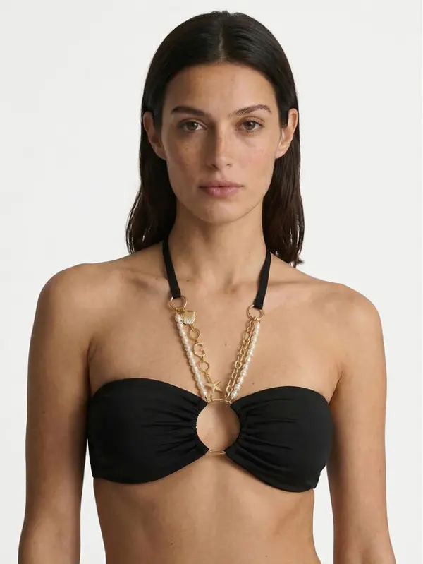 Guess Guess Gornji dio kupaćeg kostima E6GJ01 KF412 Crna