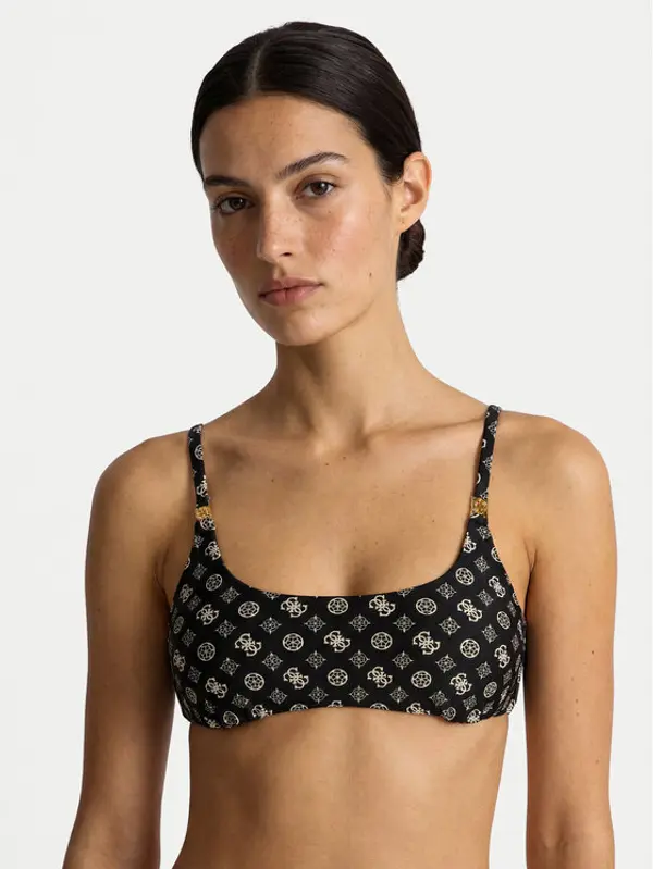 Guess Guess Gornji dio kupaćeg kostima E6GJ09 MC04R Crna