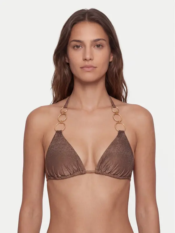 Guess Guess Gornji dio kupaćeg kostima E6GJ11 KF600 Smeđa