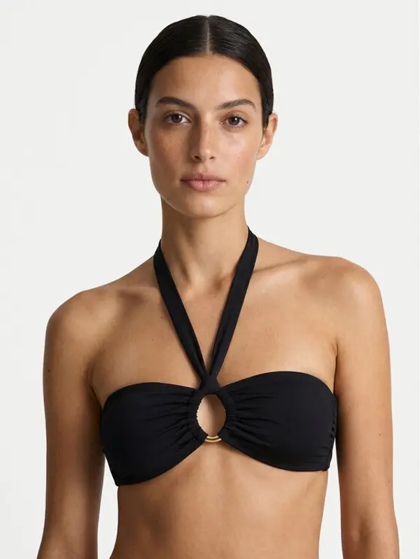 Guess Guess Gornji dio kupaćeg kostima E6GJ15 KF590 Crna
