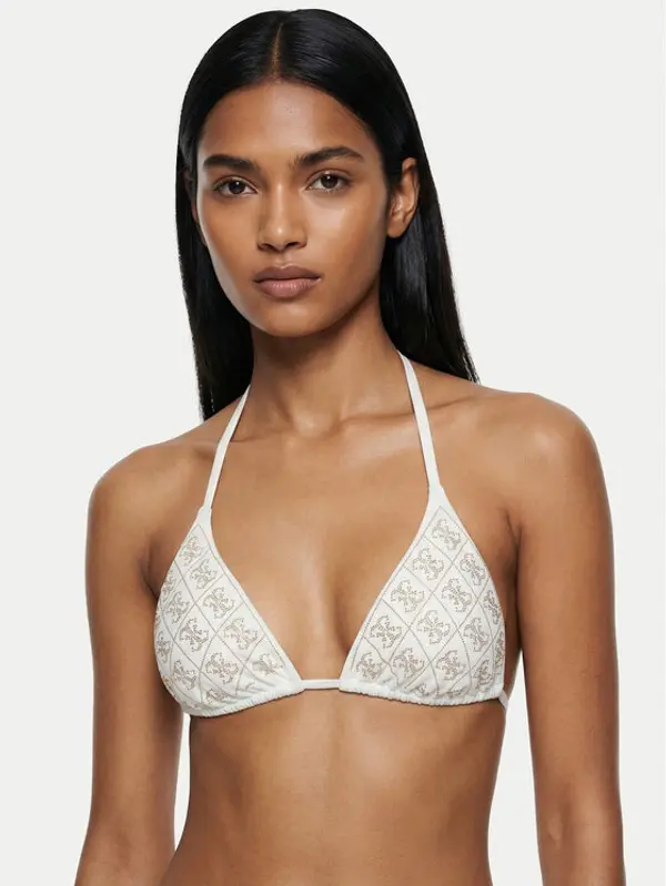 Guess Guess Gornji dio kupaćeg kostima E6GJ24 KCUO2 Bijela