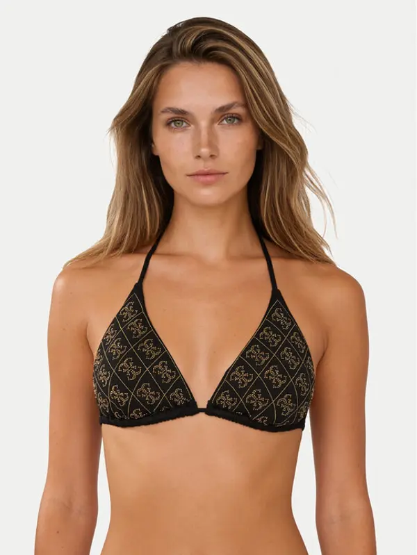 Guess Guess Gornji dio kupaćeg kostima E6GJ24 KCUO2 Crna