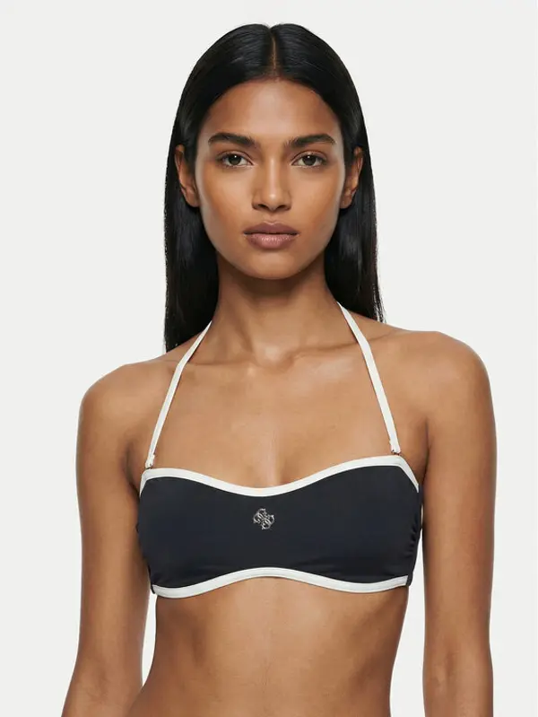Guess Guess Gornji dio kupaćeg kostima E6GJ31 MC04R Crna