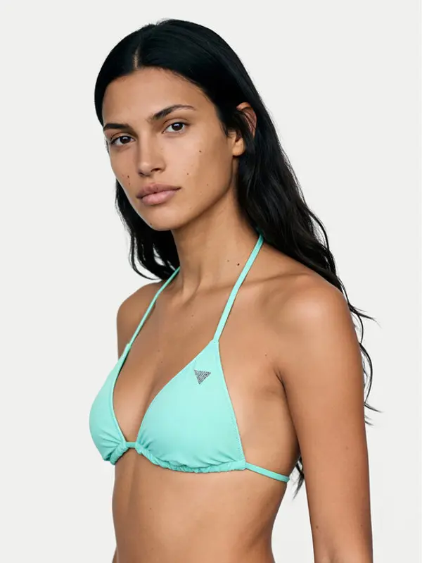 Guess Guess Gornji dio kupaćeg kostima E6GJ44 KF442 Zelena