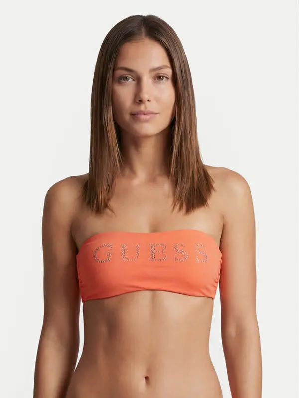 Guess Guess Gornji dio kupaćeg kostima E6GJ45 KF442 Narančasta