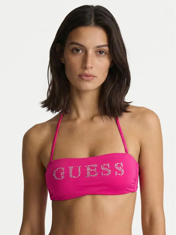 Guess Guess Gornji dio kupaćeg kostima E6GJ45 KF442 Ružičasta
