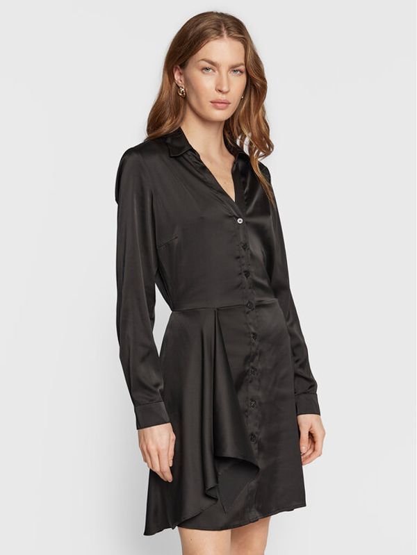 Guess Guess Haljina košulja Alya W2BK83 WF1T2 Crna Regular Fit