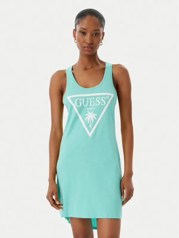 Guess Guess Haljina za plažu E3GP03 JA914 Zelena Regular Fit