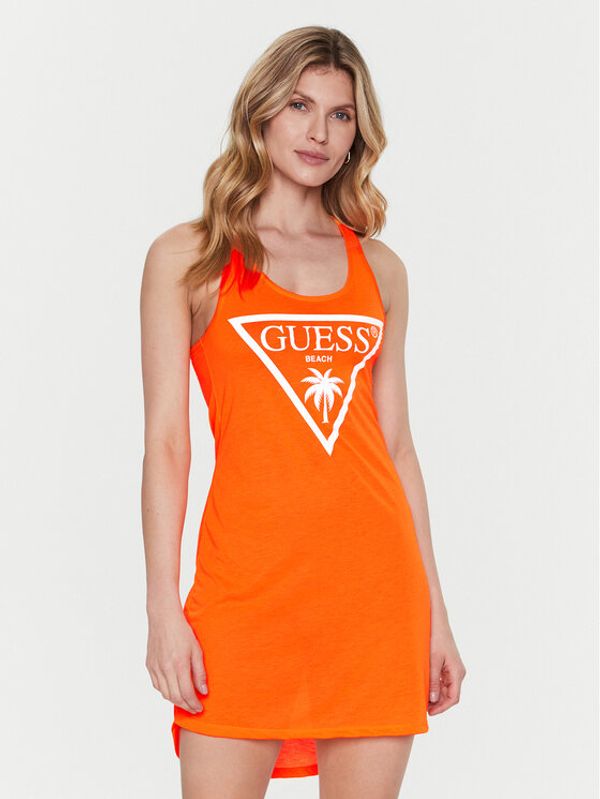 Guess Guess Haljina za plažu E3GP03 KB9I0 Narančasta Regular Fit