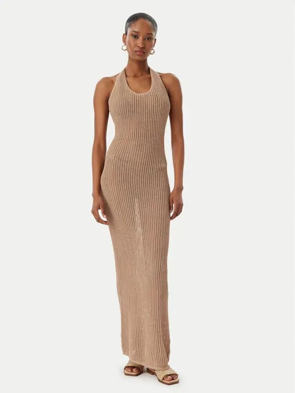 Guess Guess Haljina za plažu E6GK00 Z5371 Bež Slim Fit