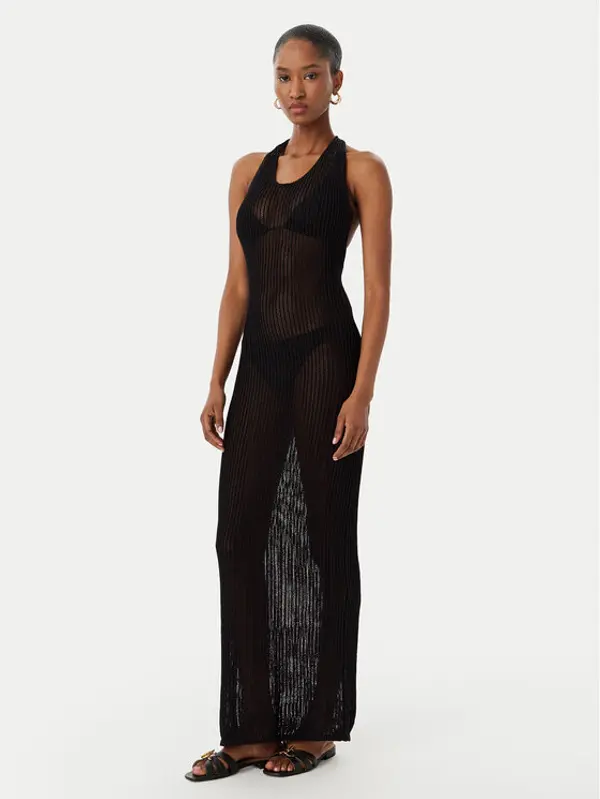 Guess Guess Haljina za plažu E6GK00 Z5371 Crna Slim Fit
