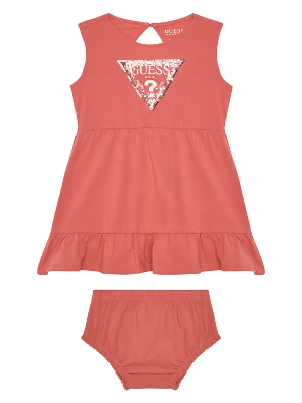 Guess Guess Haljina za svaki dan A5GK06 K6YW4 Narančasta Regular Fit