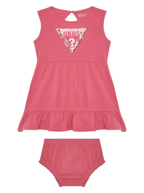 Guess Guess Haljina za svaki dan A5GK06 K6YW4 Narančasta Regular Fit