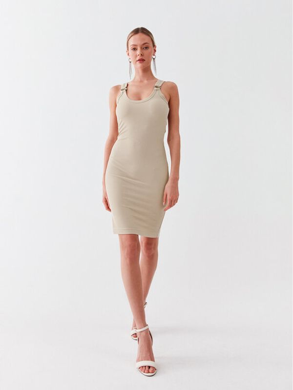 Guess Guess Haljina za svaki dan Christina W3GK24 KAQL2 Bež Slim Fit