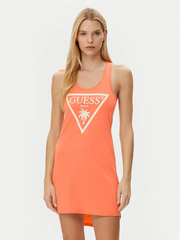 Guess Guess Haljina za svaki dan E3GP03 JA914 Narančasta Regular Fit