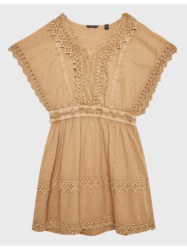 Guess Guess Haljina za svaki dan J3GK41 WFDN0 Smeđa Regular Fit