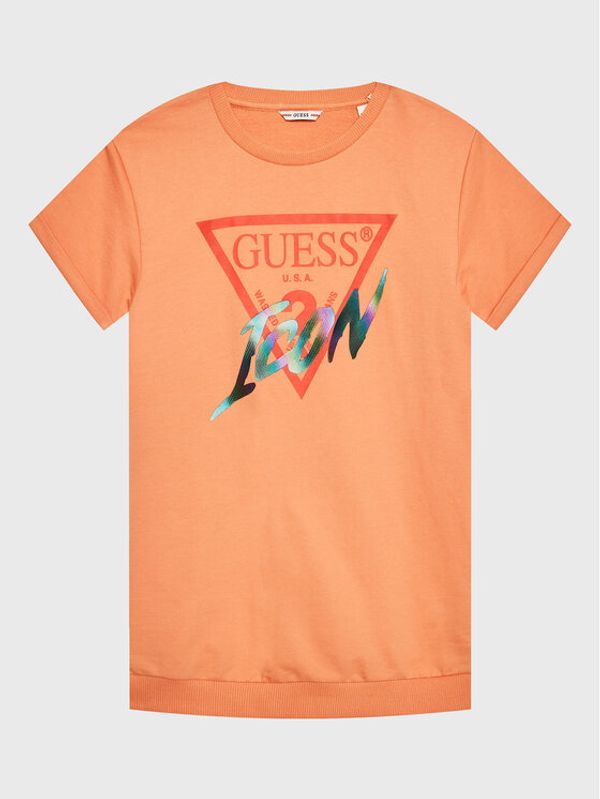 Guess Guess Haljina za svaki dan J3RK01 KB4O0 Narančasta Regular Fit