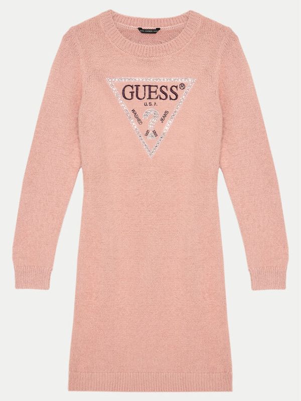 Guess Guess Haljina za svaki dan J4BK11 Z3K20 Ružičasta Regular Fit