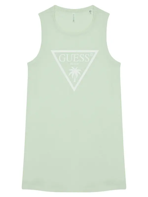 Guess Guess Haljina za svaki dan J4GK35 JA914 Zelena Regular Fit
