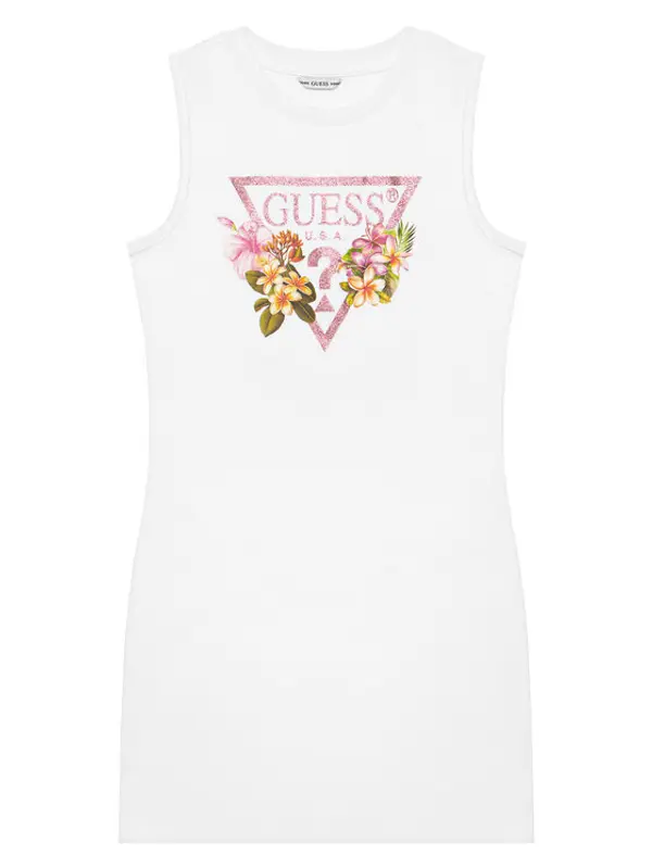 Guess Guess Haljina za svaki dan J4RK38 KA6W4 Bijela Regular Fit