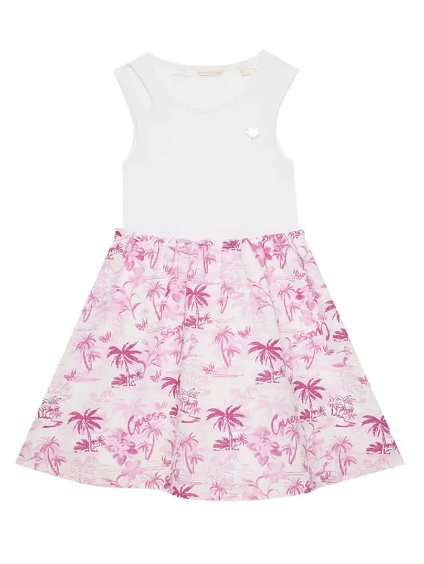 Guess Guess Haljina za svaki dan J5GK29 KCSQ4 Bijela Classic Fit