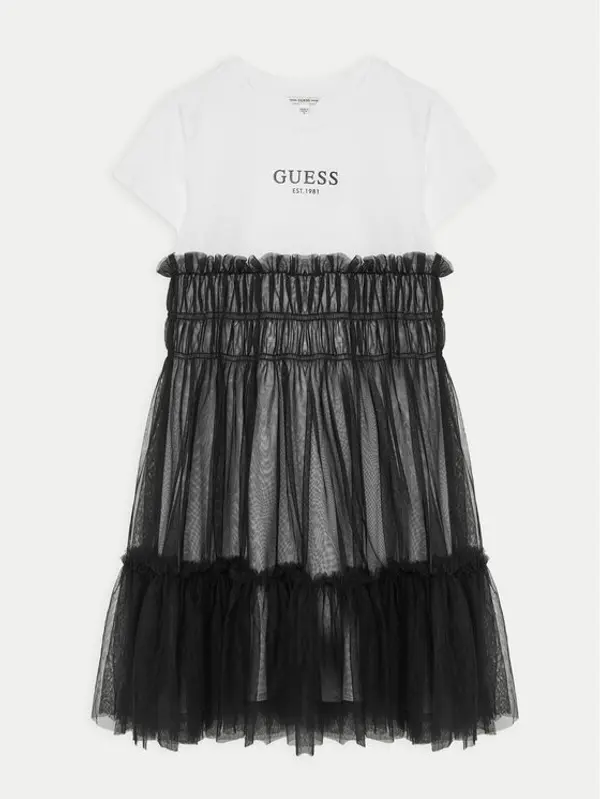 Guess Guess Haljina za svaki dan J5RK18 K6YW0 Crna Regular Fit