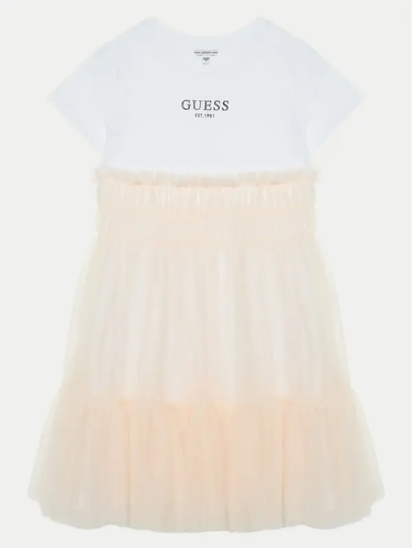 Guess Guess Haljina za svaki dan J5RK18 K6YW0 Ružičasta Regular Fit