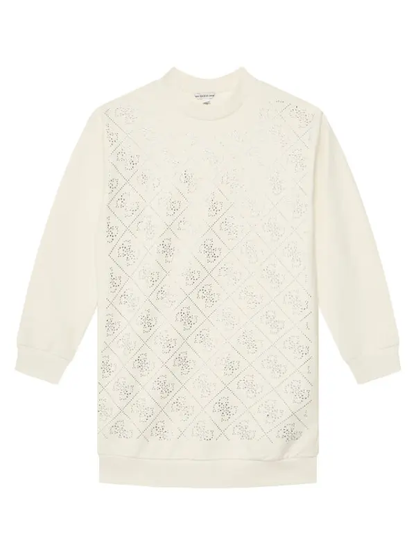 Guess Guess Haljina za svaki dan J5YK02 KA6V4 Écru Regular Fit