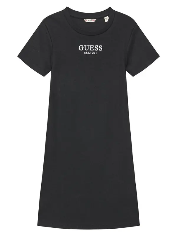 Guess Guess Haljina za svaki dan J5YK11 KBZP4 Crna Regular Fit