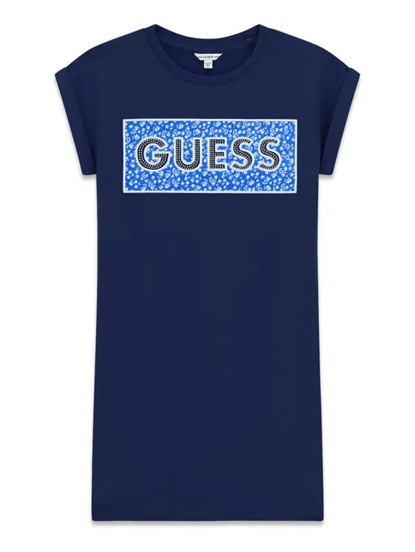 Guess Guess Haljina za svaki dan J6GK05 KAE24 Tamnoplava Regular Fit