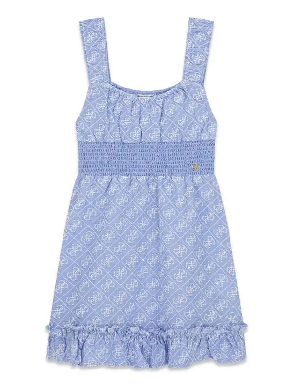Guess Guess Haljina za svaki dan J6GK22 WR300 Svijetloplava Regular Fit
