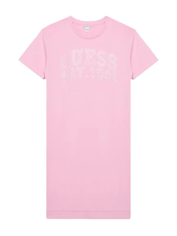 Guess Guess Haljina za svaki dan J6RK00 KA6R4 Ružičasta Regular Fit
