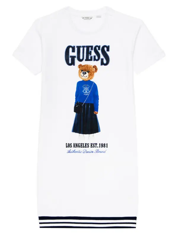 Guess Guess Haljina za svaki dan J6RK11 KAD74 Bijela Regular Fit