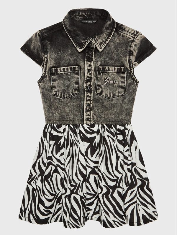 Guess Guess Haljina za svaki dan K3RK21 D4IC0 Crna Regular Fit