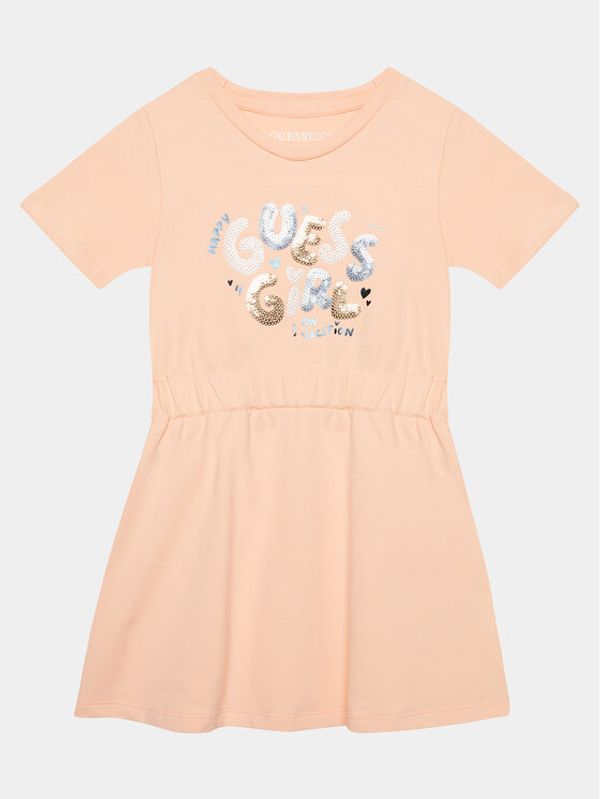 Guess Guess Haljina za svaki dan K4GK07 KAE23 Koraljna Regular Fit