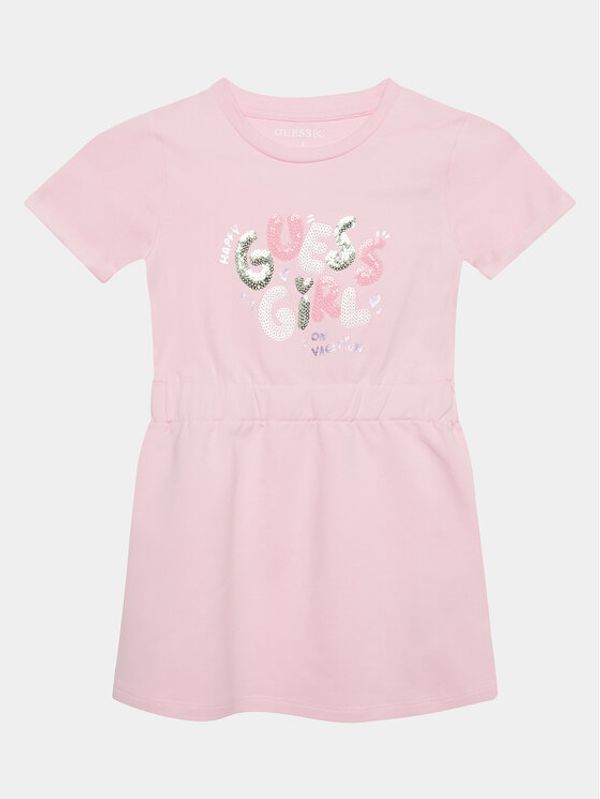 Guess Guess Haljina za svaki dan K4GK07 KAE23 Ružičasta Regular Fit