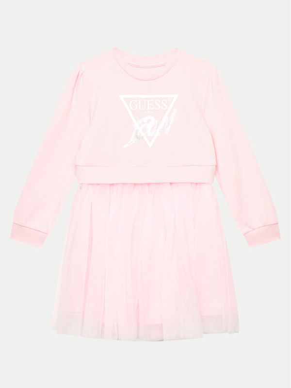 Guess Guess Haljina za svaki dan K4YK09 KB8R0 Ružičasta Regular Fit