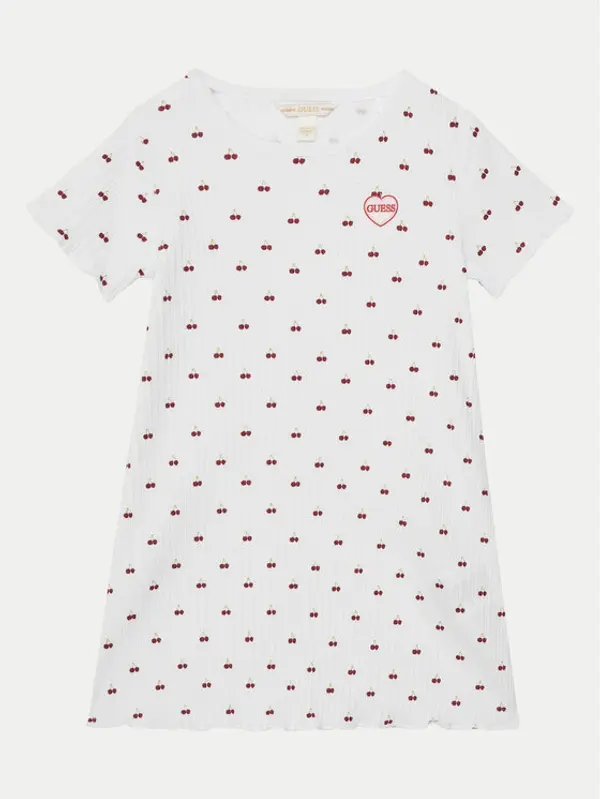 Guess Guess Haljina za svaki dan K5GK02 KCSQ4 Bijela Regular Fit