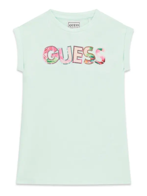Guess Guess Haljina za svaki dan K6GK10 KAE24 Svijetlo zelena Regular Fit