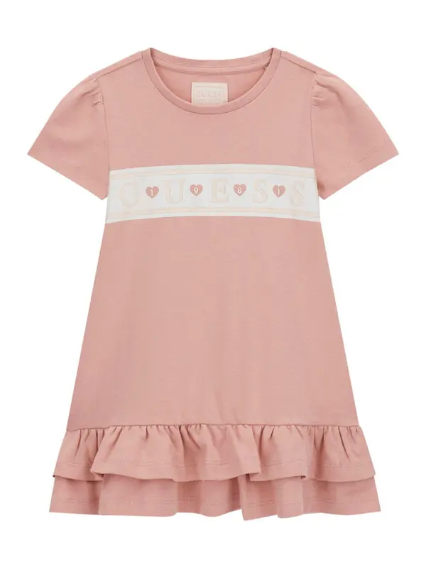 Guess Guess Haljina za svaki dan K6RK13 KA6W4 Ružičasta Regular Fit