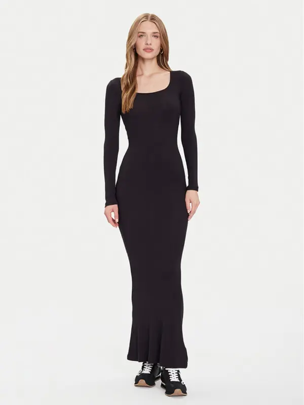 Guess Guess Haljina za svaki dan O5BK03 KCDA2 Crna Slim Fit