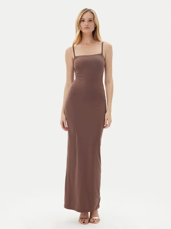 Guess Guess Haljina za svaki dan O5GK00 KCDE0 Smeđa Bodycon Fit