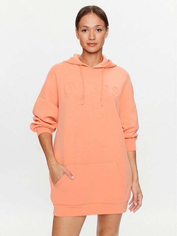 Guess Guess Haljina za svaki dan V3BQ14 K7UW2 Koraljna Regular Fit