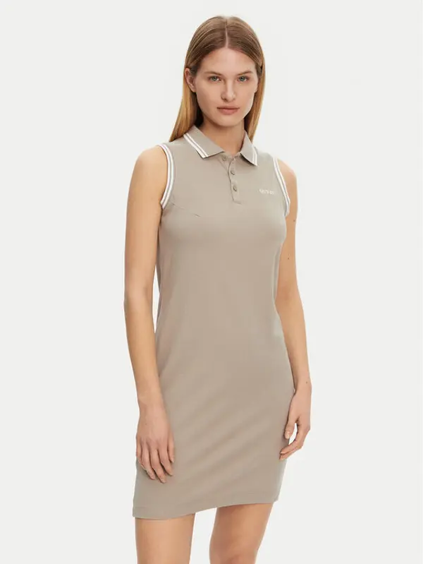 Guess Guess Haljina za svaki dan V5GK04 KCOK1 Kaki Regular Fit